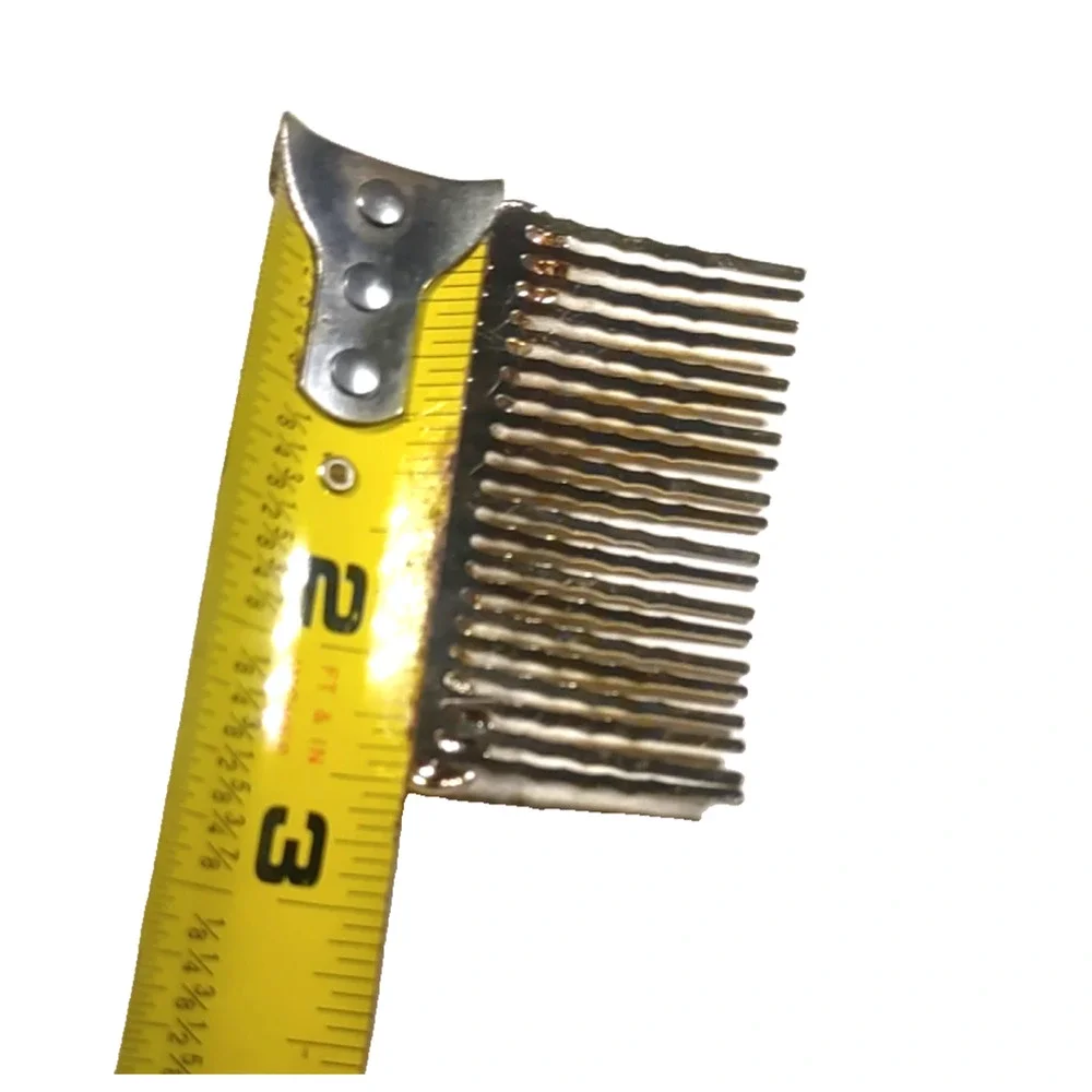 Glamorous Hair Comb Rose Gold Rhinestones Metal Feminine Party